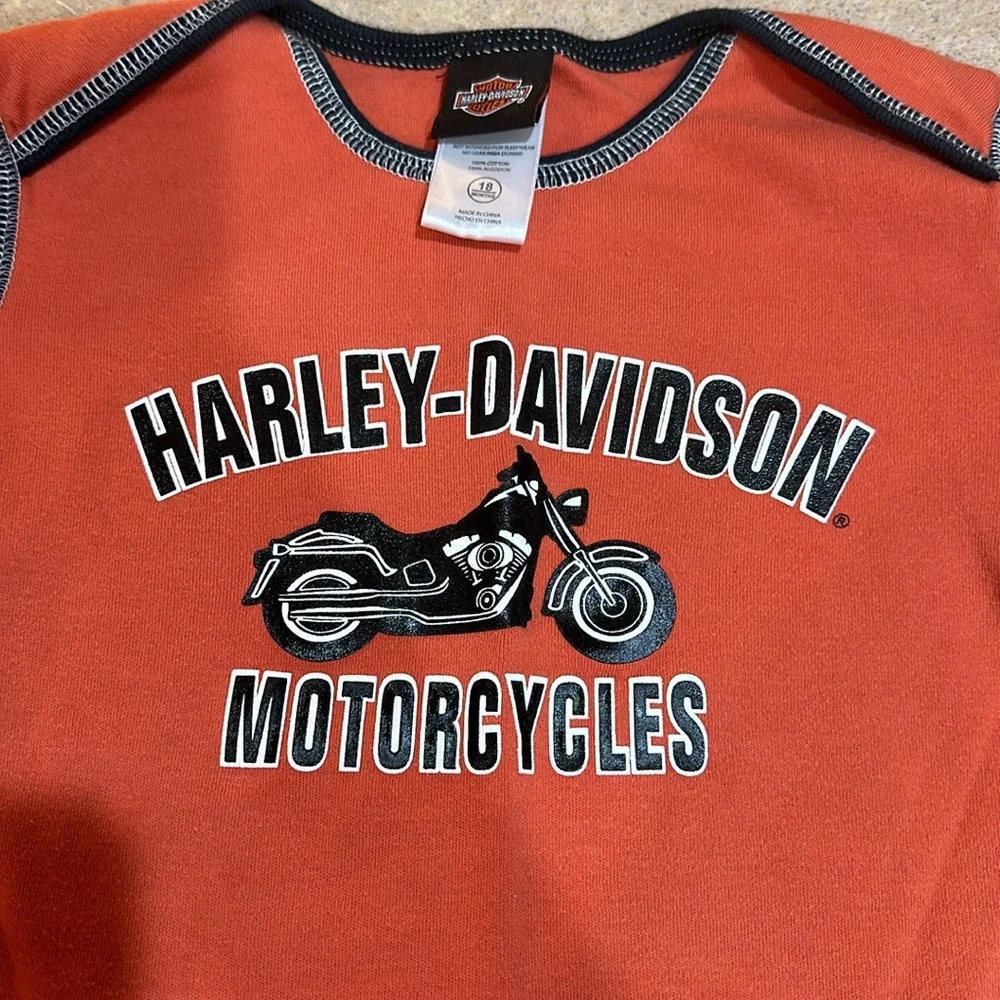 Baby Harley Davidson sleeper size 18 months